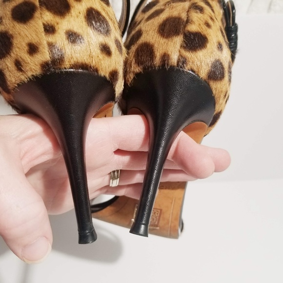 Givenchy Nadia Heels With Leopard Print Calf Hair - Picture 3 of 8